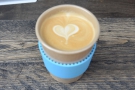 I was rewarded with an excellent flat white in my new Eco To Go cup.