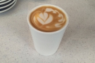 I started with a flat white to go in my Therma Cup on my first day back in Sheldon Square.