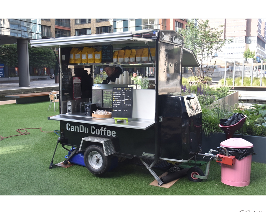 However, this is why we've come: the Can Do Coffee trailer.