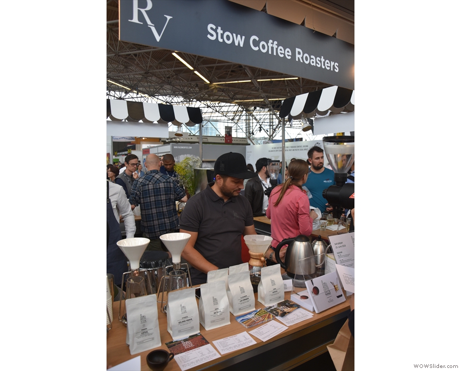 Final stop before lunch was a new name for me: Stow Coffee Roasters from Slovenia.