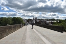 But first, since it's such a beautiful city, let's have a look around. This is Elvet Bridge itself.