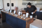 While I was there, Verve held a cupping on the pour-over counter.