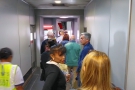 ... although I still had to queue on the airbridge to get onto the plane itself.