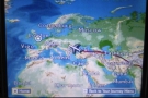 We've now flown across the Black Sea and are back in Europe...