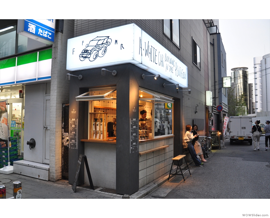 On the corner of Dōgenzaka & a broad alley at the west end of Shibuya stands About Life.