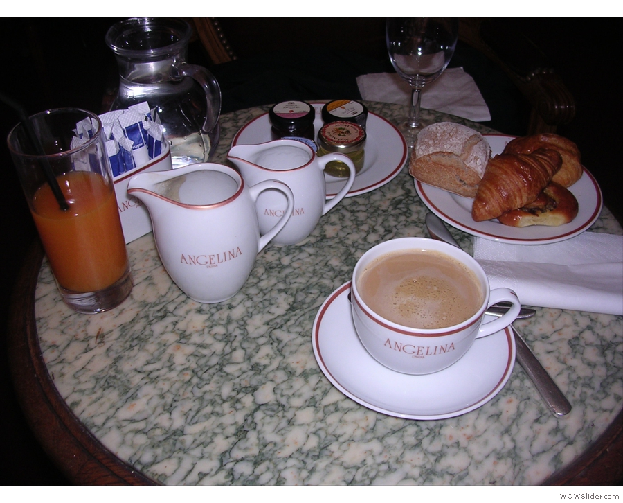 And again, this time from 2009... It was about then that I switched allegiance in the breakfast department to Cafe de Flore!