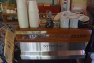 Next comes the espresso machine, a rather lovely custom Synesso...