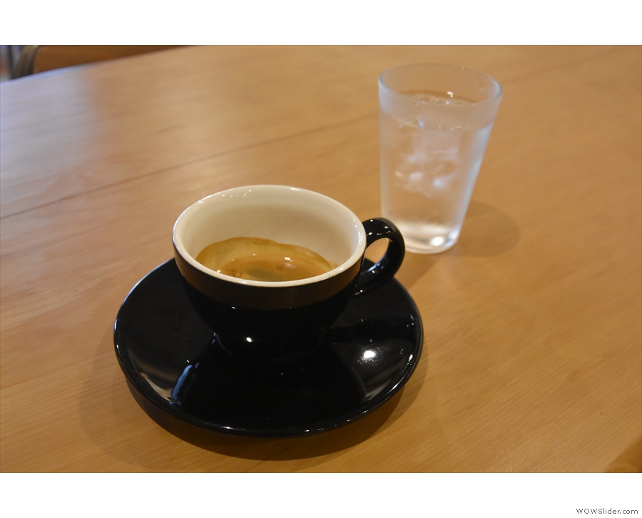 I'll leave you with a shot of the espresso I had on my return in 2018.