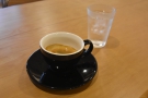 And so to business, a lovely espresso, which I was so impressed with that I bought...