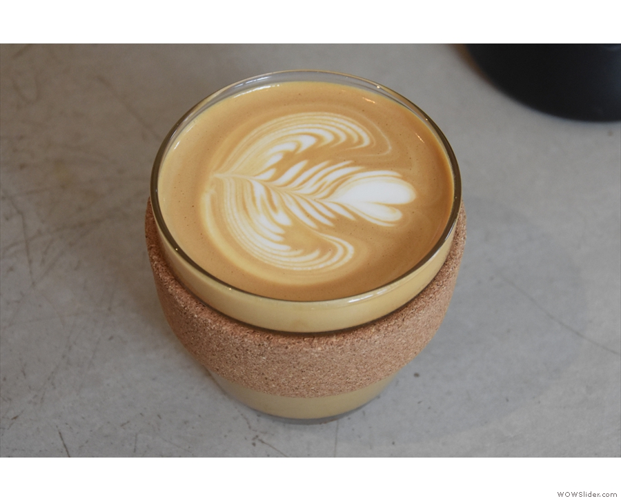 However, I'll leave you with someone else's flat white (in a KeepCup I'm pleased to note)...