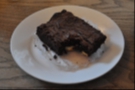 My brownie was soooooo good I took a bite out of it before remembering to photograph it...