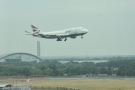 Here comes a British Airways 747. They are magnificent planes.