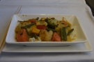 My main course was an excellent vegetable curry with sticky rice.
