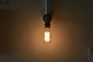 ... such as these two exposed bulbs on the walls.