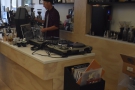 Talking of turntables, there's also one at the far end of the counter...