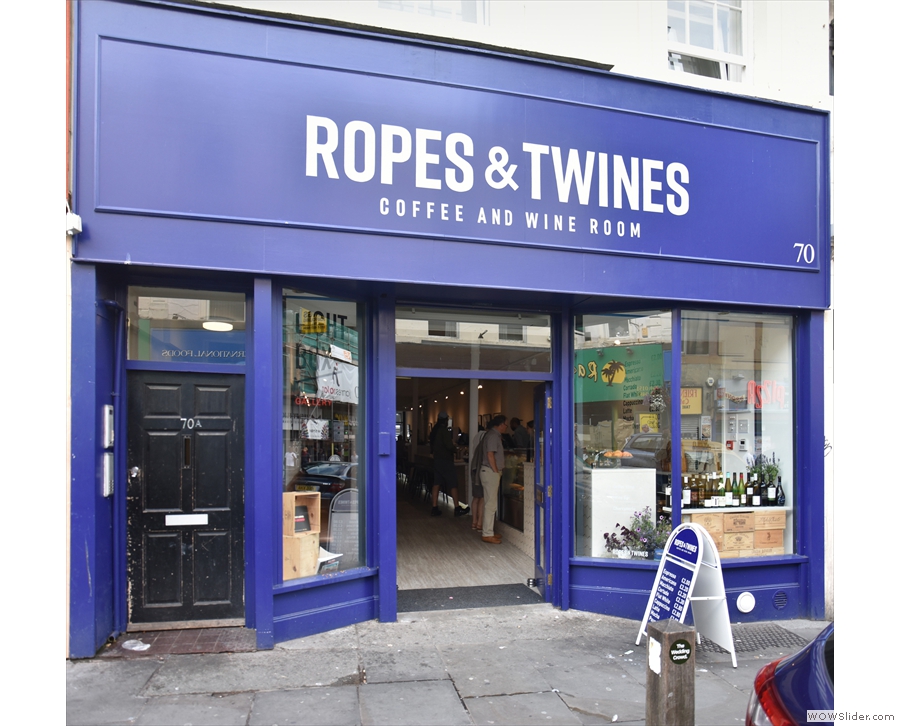 On Liverpool's famous Bold Street, there's a newcomer, Ropes & Twines.