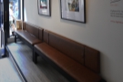 On the left, meanwhile, are these two long, padded benches.