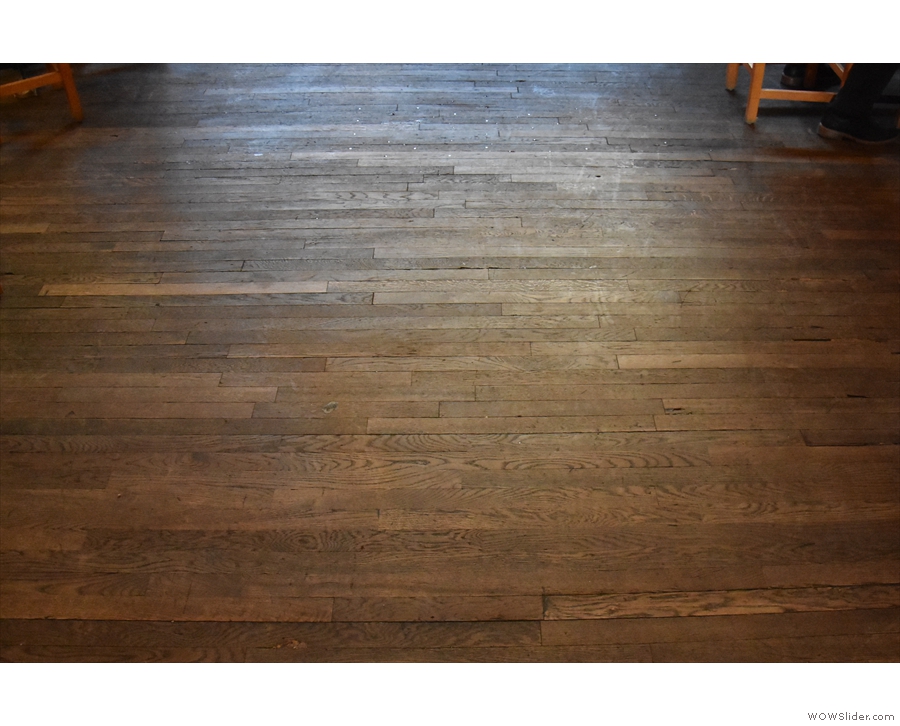 There's also a glorious wooden floor...