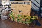 This, by the way, is specially design for transporting sacks of coffee in Rwanda. Neat.