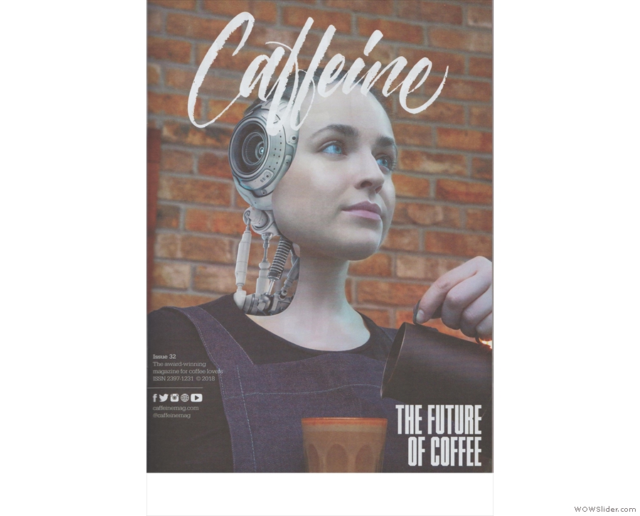 Issue 32 looks at the future of coffee, with a striking cover image.