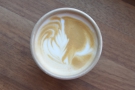 I'll leave you with a shot of my latte art.