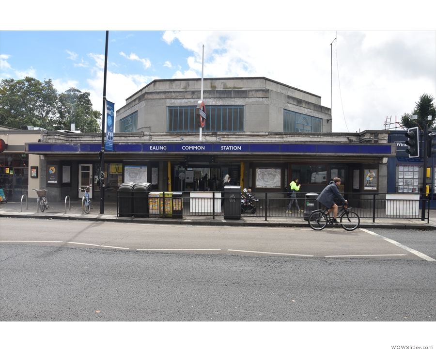 Ealing Common Tube Station: early 1930s station architecture at its best.