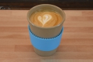I started off with a flat white in my Eco to Go cup, made with the Captain Blend...