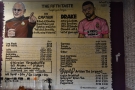 ... and the other wall having a lovely mural/menu (Drake was the previous espresso blend).