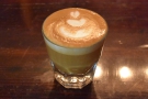 I started off with a cortado, made with the Storyteller blend. After that...