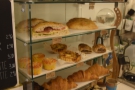... where you'll also find a display case with the cakes & sandwiches, plus the hot chocolate.