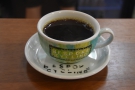 I had the batach-brew, a Kayon Mountain from Ethiopian, roasted by Curve. 