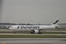 ... along with this Finnair Airbus A330-300 just arrived from Helsinki.