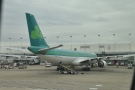 We're now at Terminal 5, where another A330-300, from Aer Lingus, is on stand.