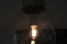 Obligatory light-fittng shot. I was fascinated by the filament's reflection in the bulb.