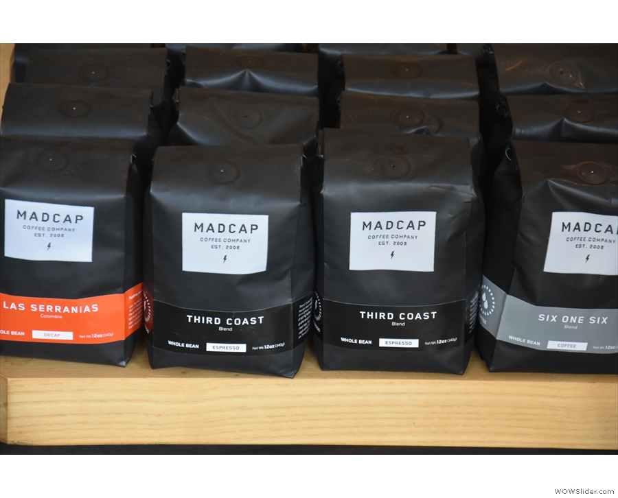 There are blends, such as Third Coast, the house espresso blend...