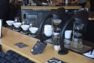 I was very tempted by the filter coffee. There are two Seraphim brewers, four Kalitas...