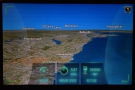 The virtual view from the cockpit, Montreal (my destination in two weeks' time) dead ahead.