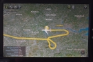 Our final approach towards and around Heathrow. We got there in the end!