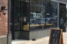 The new home for Buzz Killer Espresso, on N Milwaukee Avenue, heading south and...