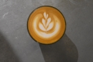I'll leave you with a look at the latte art in my cortado...