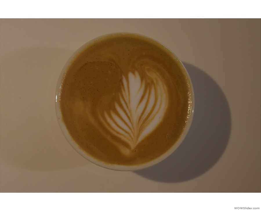 Lovely latte art.