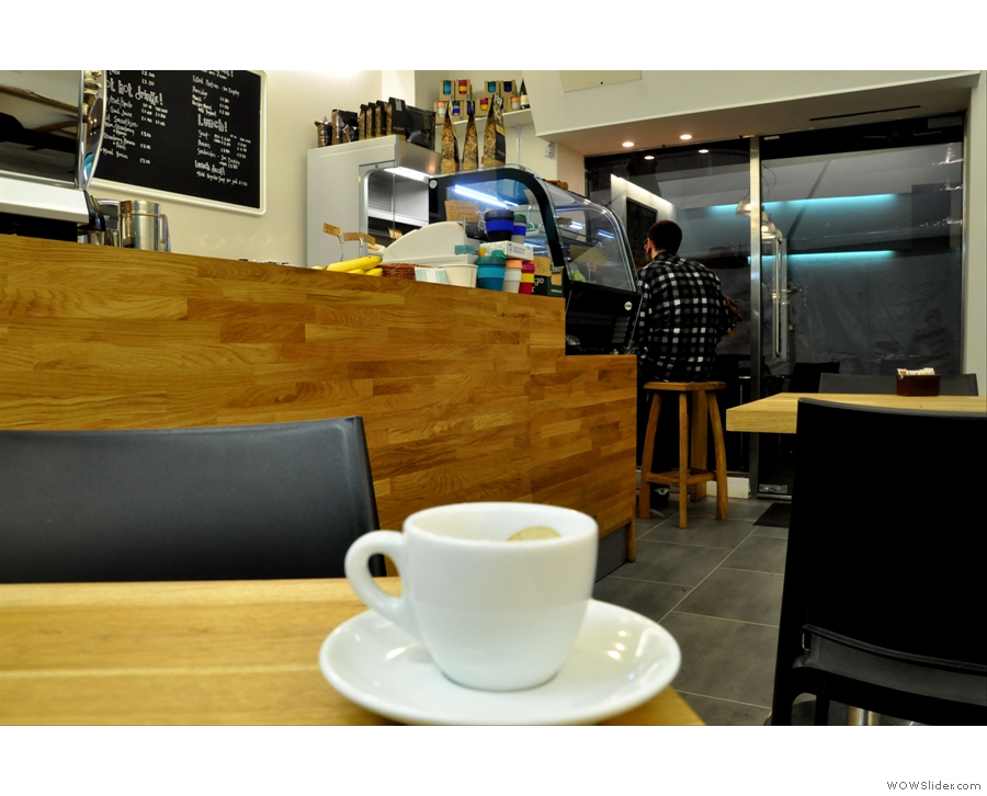 Continuing a run of small coffee shops, here's Castello Coffee in Edinburgh.