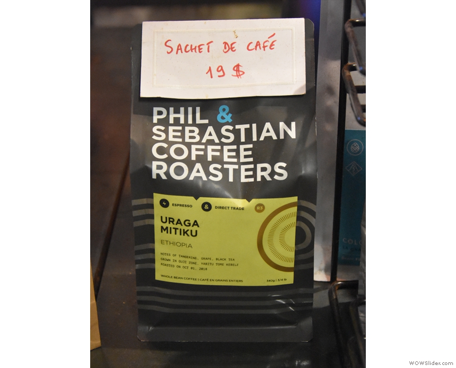 When it comes to coffee, it's always Phil & Sebastian. This Ethiopean was on espresso...