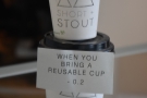 You even get a discount if you bring your own cup.