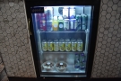 ... and a refridgerator for the soft drinks built into the front of the counter.