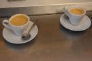 ... in this case, two espressos (without sugar).