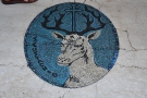 There's also a lovely mosaic in the tiling on the threshold of the door.