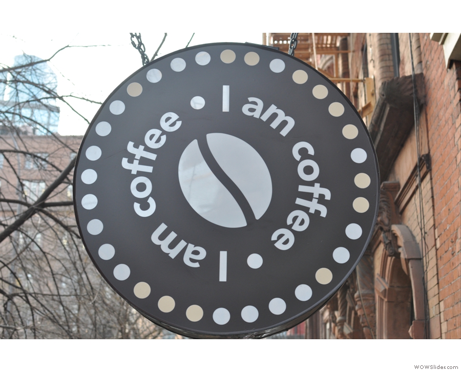 New York City's I Am Coffee, perhaps the most amazing place I visited in the Coffee Spot's first year