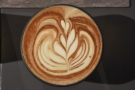 Check out that gorgeous latte art!