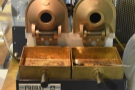 There is also a pair of Probat sample roasters.